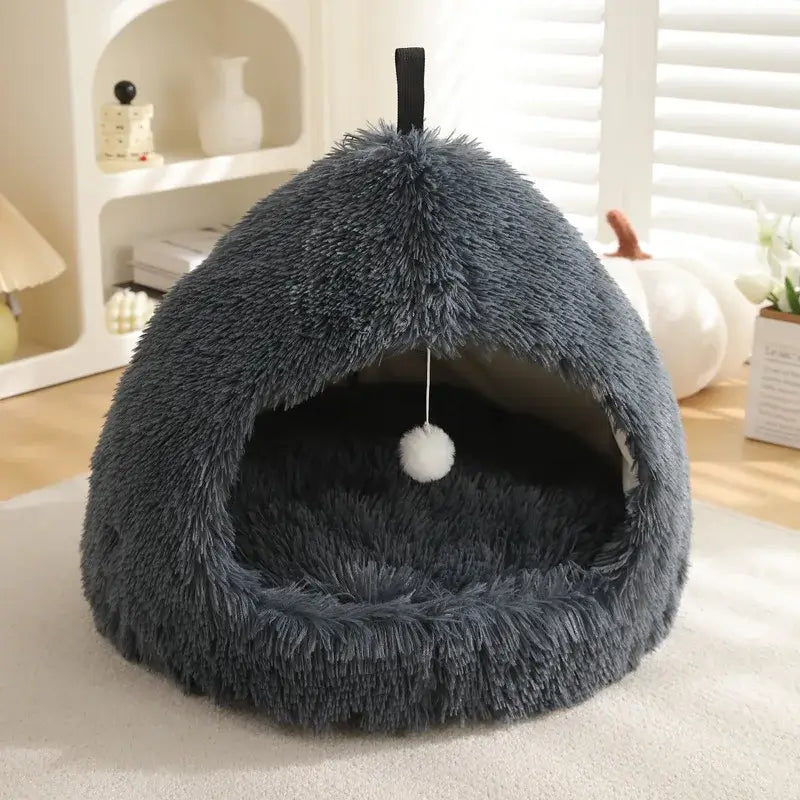 Cozy Plush Cat House & Dog Kennel