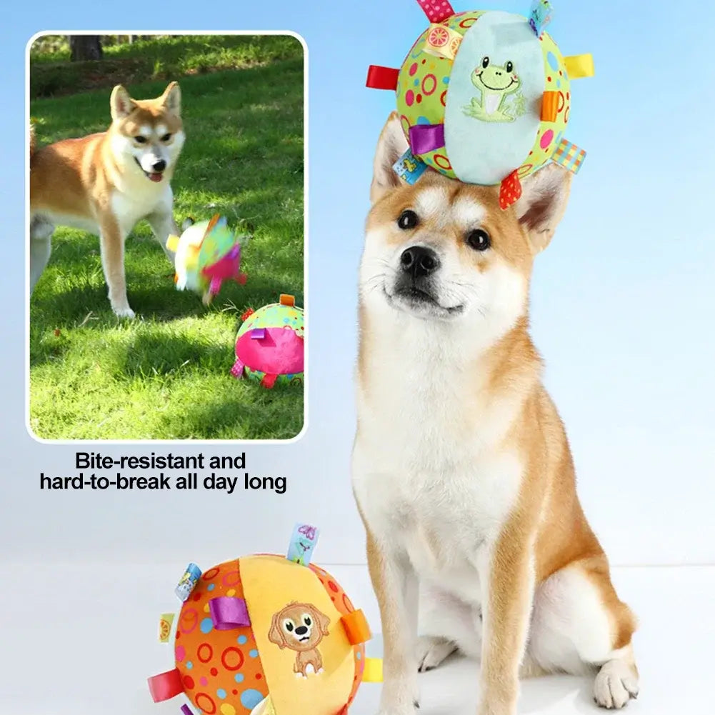 Interactive Ball Dog Toy for Aggressive Chewers