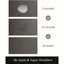 Diatom mud feeding mat absorption test showing no stains and quick absorption in 5 to 10 seconds.