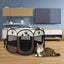 Portable Foldable Pet Tent Kennel Octagonal Fence Puppy Shelter Easy To Use Outdoor Easy Operation Large Dog Cages Cat FencesSPECIFICATIONSBrand Name: otherModel Number: PHWGH04-Pet TentApplicable Dog Breed: UniversalType: DogsMaterial: Oxford clothOrigin