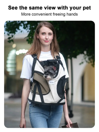 Pet Carrier Sling Bag for Cats & Dogs | Paws Palace StoreExperience hands-free convenience & safety with our Pet Carrier Sling Bag, perfect for walking, hiking, or shopping. Keep your pet close & secure. Free delivery£60.90#Breathable #SmallAnimalCarrier,