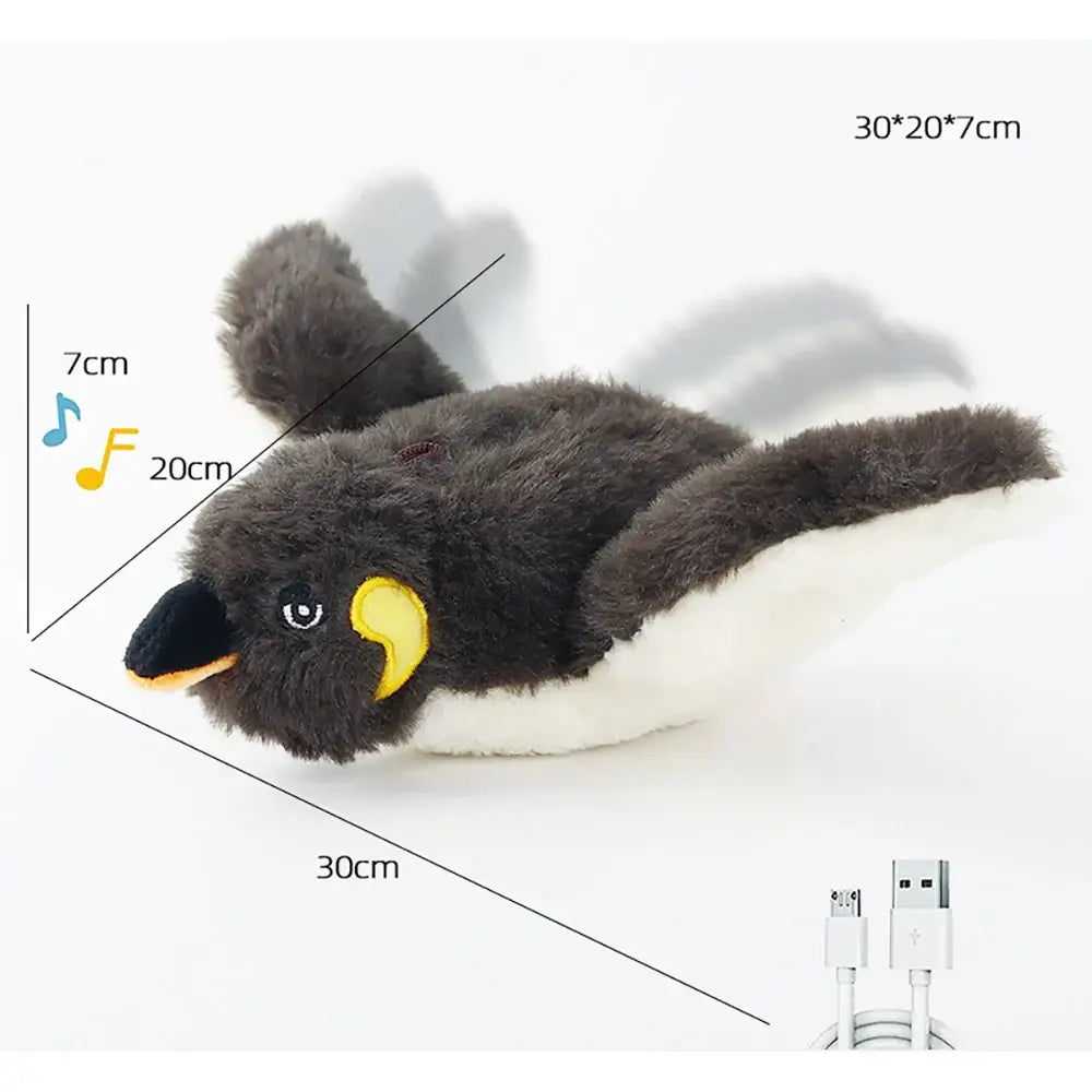 Interactive Cat Toy with Chirping Bird Sound