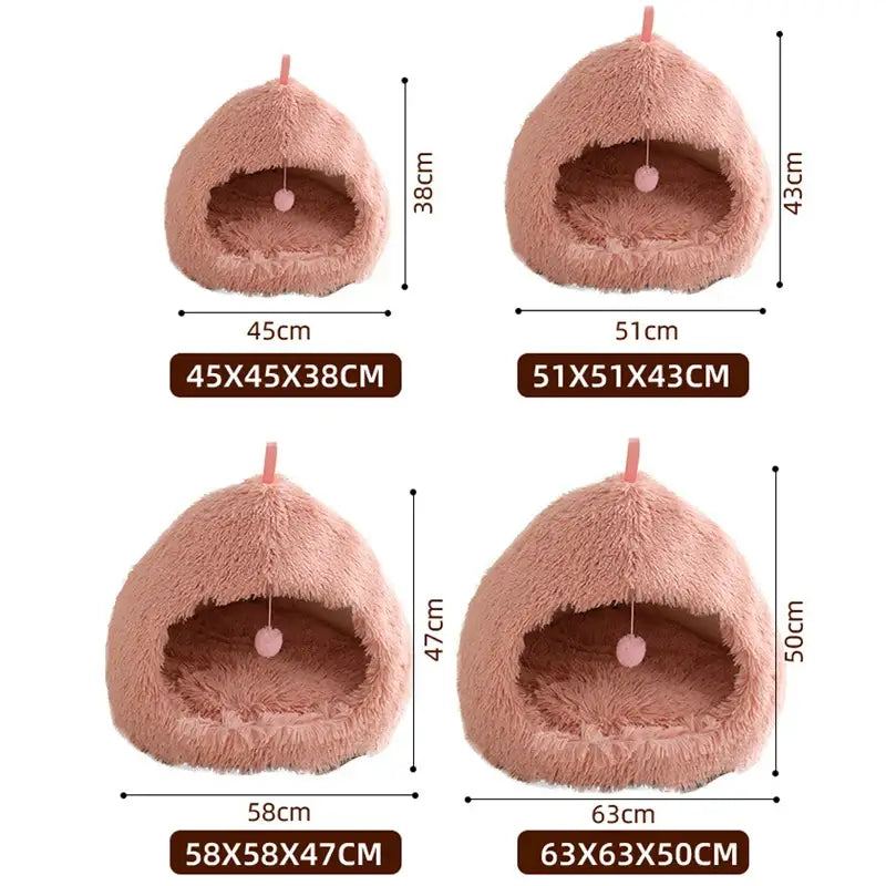 Cozy Plush Cat House & Dog Kennel