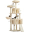 Paws Palace: Top Tier Multi-Level Cat Tree for PlayElevate playtime with Paws Palace Cat Tree. Cozy perches & sturdy climb for endless fun. Ideal cat furniture for your pet's adventures!£53.9