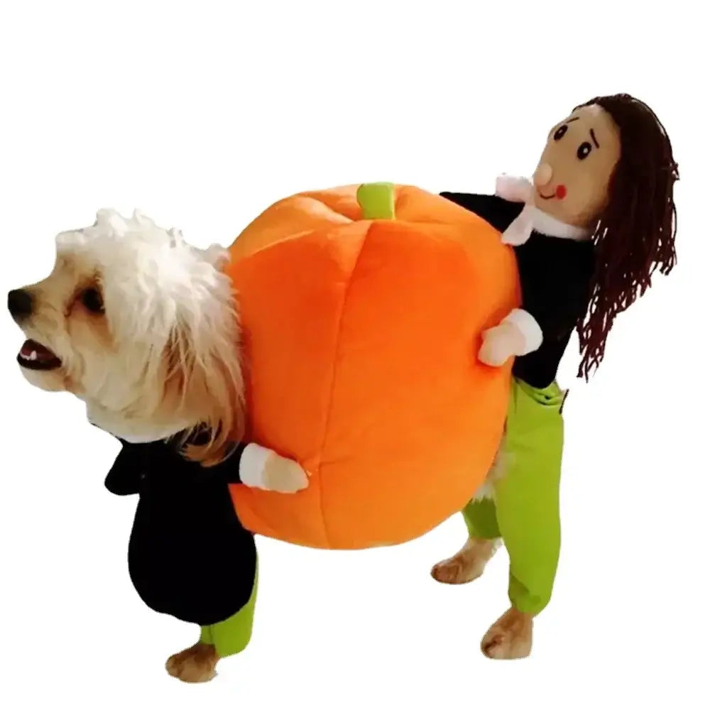 Funny Pet Pumpkin Costume for Cats & Dogs