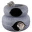 Donut Cat Tunnel Interactive Play Toy - Cat Bed#CatBed,#CatTunnel,#DonutCatToy,#DurableCatToy,#FoldableCatTunnel #PetPlayToy,#IndoorCatToy,#InteractiveCatBed,#PetPlayToy£31.9