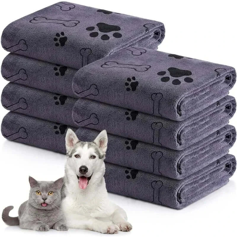 Quick-Drying Microfiber Pet Towel for Dogs & Cats