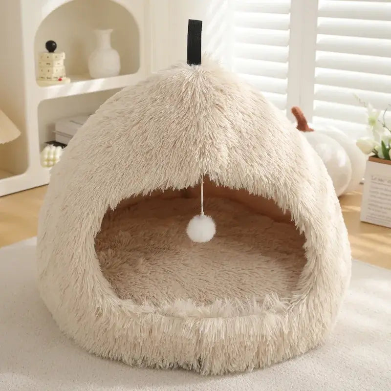 Cozy Plush Cat House & Dog Kennel