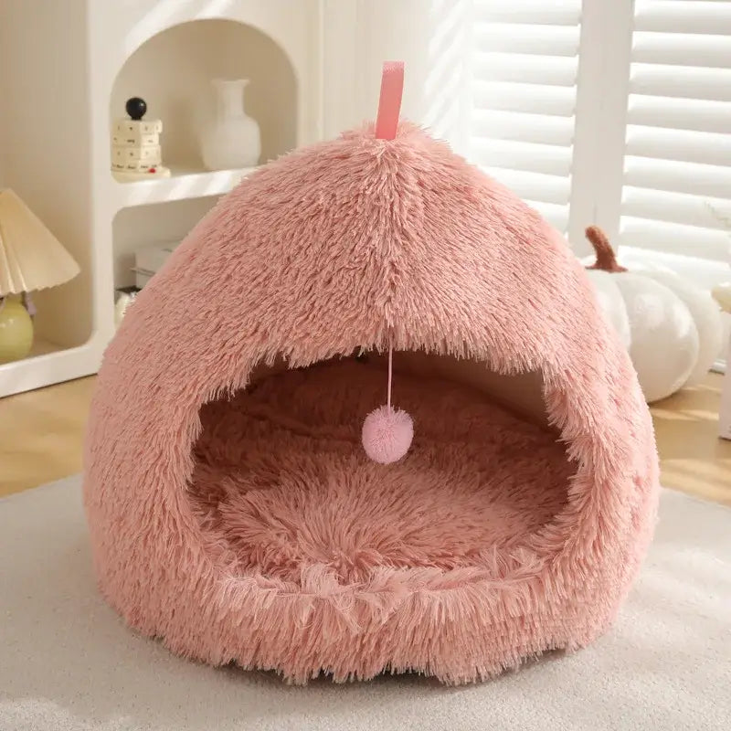 Cozy Plush Cat House & Dog Kennel