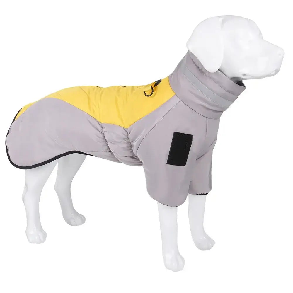 "Keep Your Big Buddy Cozy: Winter Warmth with Our Big Dog Jacket!" Exceptional Warmth: Our big dog jackets are designed to provide unparalleled warmth and insulation, keeping your furry friend cozy and comfortable even in the coldest winter weather. Tailo