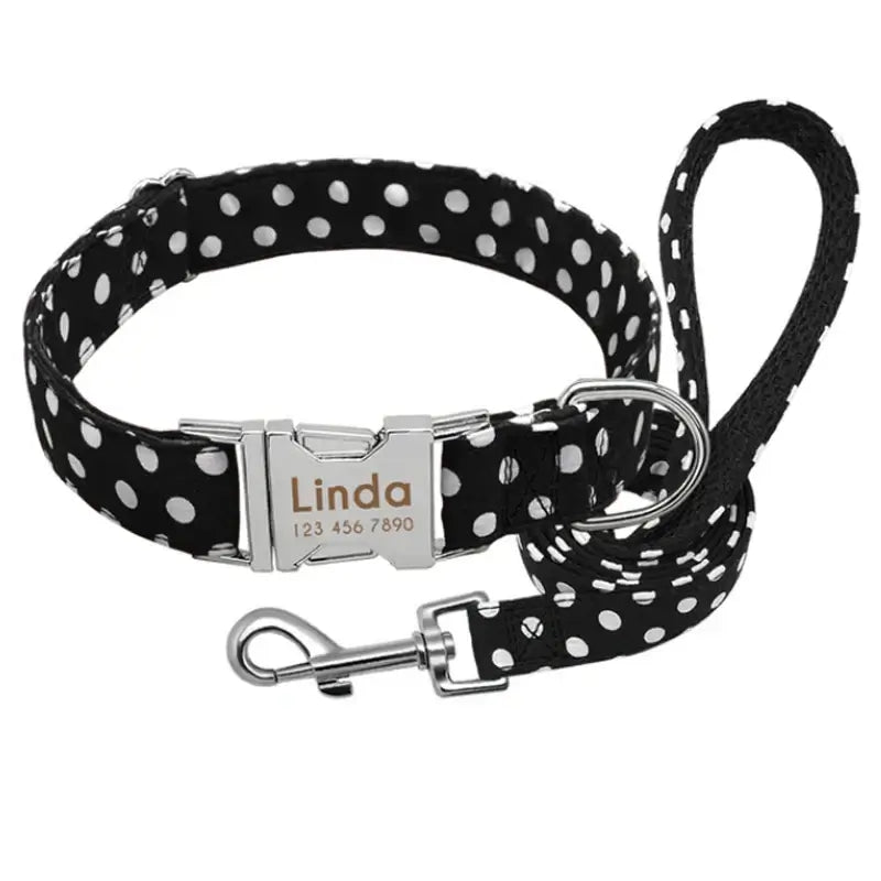 Personalized Nylon Dog Collars - Custom Engrave ID