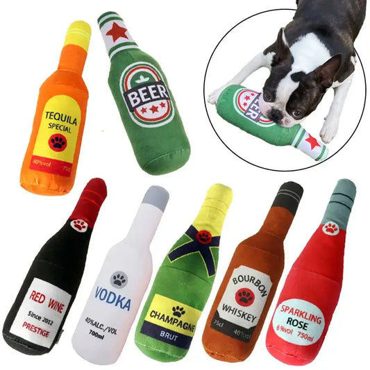 Dog Toys Champagne Wine Bottle Shape | Paws Palace StoreBuy Interactive Dog Toys Champagne, Wine Bottle Shape Pop Fizz Woof: Champagne Bottle Pet Toy for Dogs for only £5.90 at Paws Palace Stores | Free Delivery£5.9#DogAccessories,Chew toys,dog,Dog toy,In