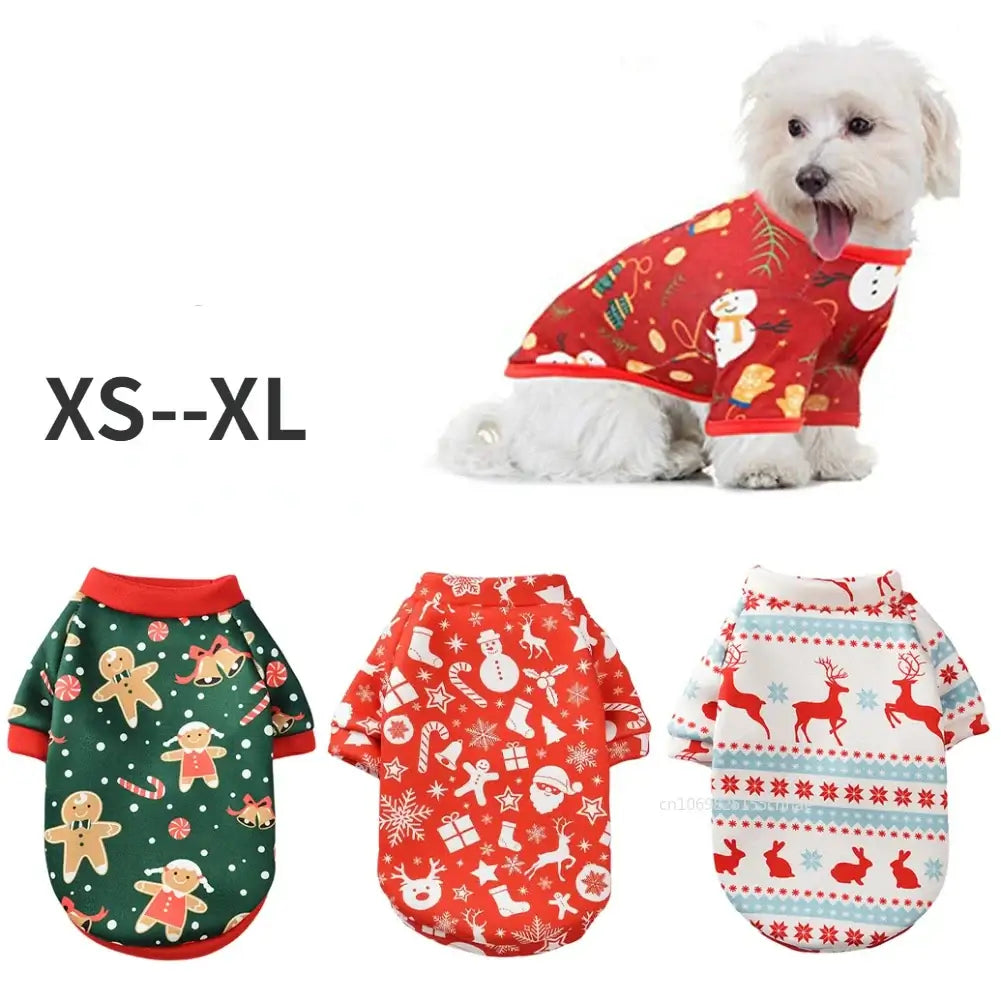 Cozy Christmas Dog Hoodies XS-XL - Warm & Stylish