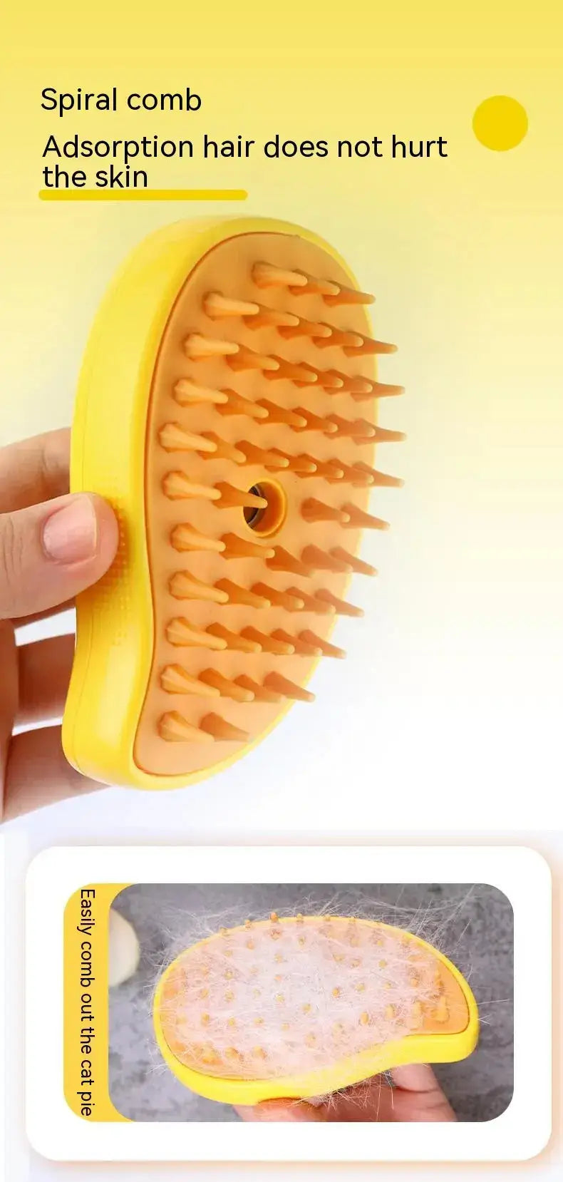 SereneGroom Comb: Ultimate Pet Care & MassageDiscover easy pet grooming with SereneGroom's Electric Spray & Massage Comb. Transform pet care with a simple stroke!£8.9