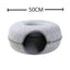 Donut Cat Tunnel Interactive Play Toy - Cat Bed#CatBed,#CatTunnel,#DonutCatToy,#DurableCatToy,#FoldableCatTunnel #PetPlayToy,#IndoorCatToy,#InteractiveCatBed,#PetPlayToy£31.9