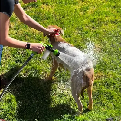 High-Pressure Shower|Adjustable Gun|Paws Palace Store"Elevate Your Pet Bathing Experience with the High-Pressure Dog Shower Gun!" Efficient Cleaning: The high-pressure water flow effectively removes dirt, grime, and loose fur from your pet's coat.£8.9#Adj