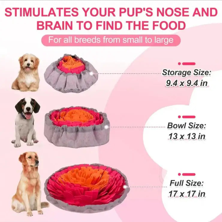 Washable Felt Sniffing Pad for Slow Feeding & Training