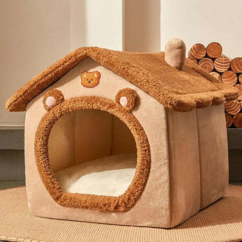 Cozy Foldable Dog House & Bed for Pets