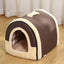 Folding Plush Dog House Puppy Pet Large Medium Indoor Dog Bed Convertible Sofa Kennel Tapisseries Pet Supplies Houses Habitats