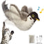 Interactive Cat Toy with Chirping Bird Sound