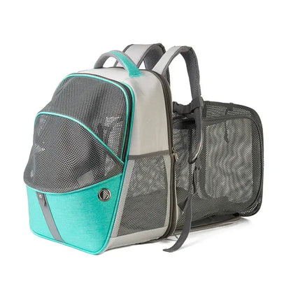 Foldable Pet Carrier Backpack for Cats & DogsTravel with ease using our sturdy Oxford fabric pet backpack. Breathable, expandable & available in 4 colors. Ideal for cats and dogs. Shop now!£63.9Paws Palace Stores