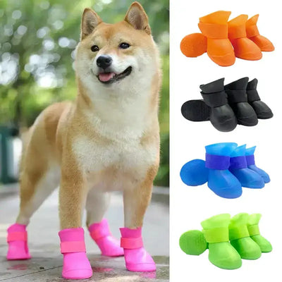 Explore our RPXBGUCKARHG Waterproof Dog Boots, perfect for keeping your pet's paws dry and safe on wet days. Ideal for small to large dogs.£4.9