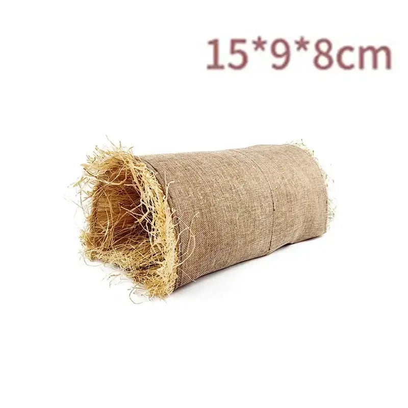 Foldable Woven Rabbit Cages Pets Hamster Guinea Pig Bunny Grass Chew Toy Mat House Bed Nests for Small Animal Rabbit Accessories