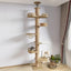 Wooden Cat Tree House Multifunction Pet Furniture Kitten Climbing Toy Cat Scratching Posts Cat Tower Soft Flannel Hammock BedSPECIFICATIONSBrand Name: NoEnName_NullOrigin: Mainland ChinaCN: ZhejiangItem Type: cat treesMaterial: WoodNo. of Tiers: Five Laye