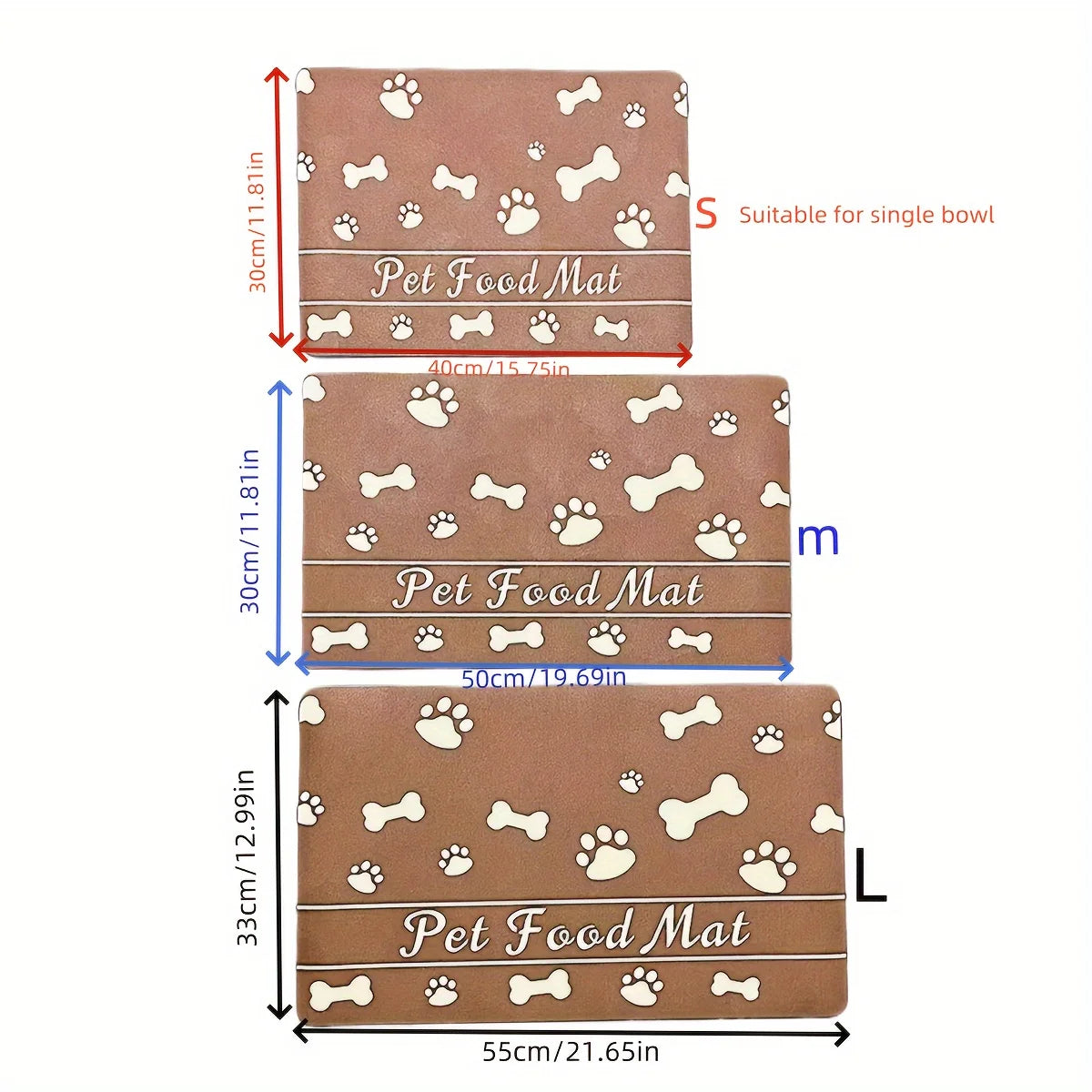 Pet Cat & Dog Diatom Mud Feeding Mat - Splash-proof