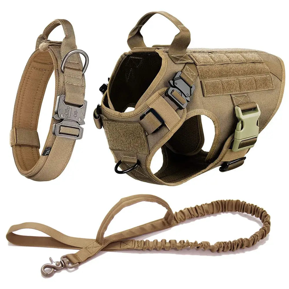 Premium Large Dog Harness & Leash Set for German ShepherdsEnhance walks with our Dog Harness & Leash Set - ideal for German Shepherds. Perfect fit, durable design for daily walks and training.£32.9