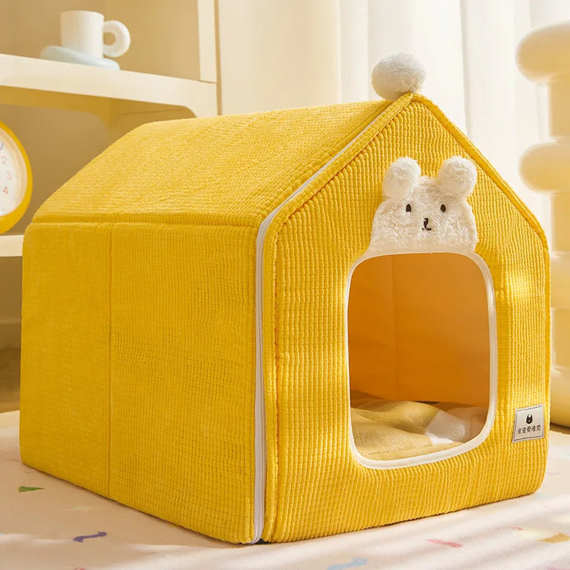 Cozy Foldable Dog House & Bed for Pets