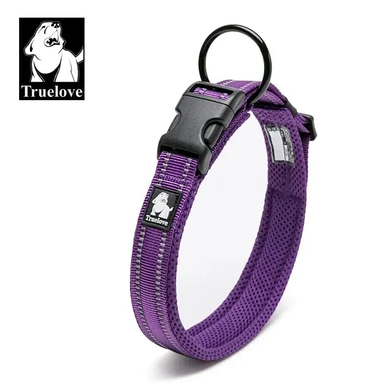 Truelove Adjustable Reflective Dog Collar for All Breeds