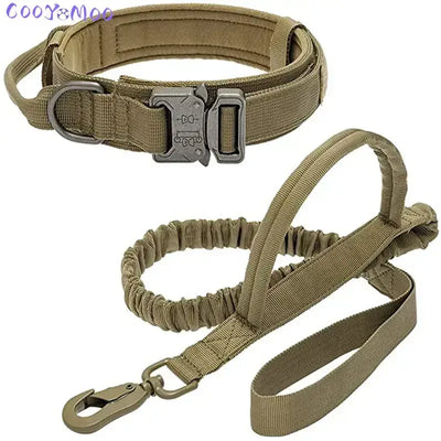 Tactical Dog Collar & Leash Set for Large BreedsShop heavy-duty tactical dog collar and leash sets. Adjustable fit for German Shepherds & large dogs. Ideal for training & outdoor activities.£9.90#AdjustableCollarHarness,#DogComfort,#DogEntertainment,#DogH