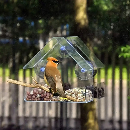 Acrylic Bird Cage Feeder, Window-Mounted£12.90Paws Palace Store