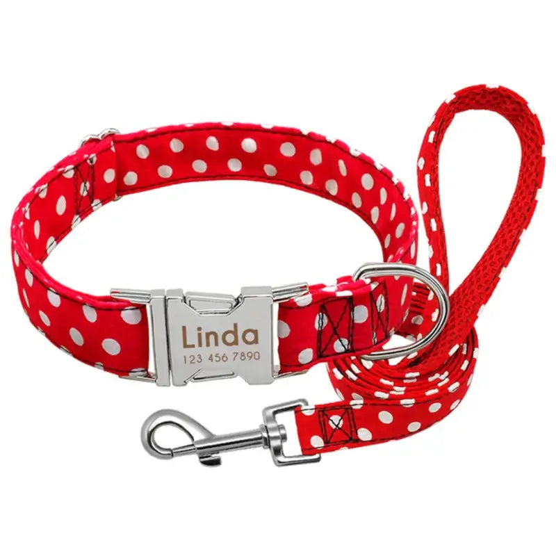 Personalized Nylon Dog Collars - Custom Engrave ID