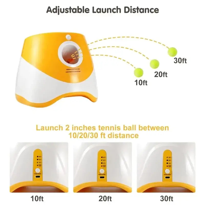 Automatic Dog Tennis Ball Launcher - Outdoor Pet Toy#AutomaticFetchToy,#DogTennisBallLauncher,#InteractiveDogToy,#InteractiveDogToyBall,#OutdoorPetFun