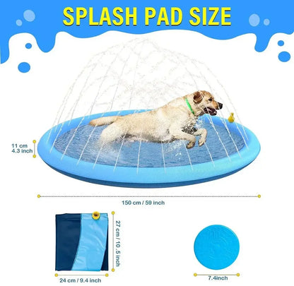 Ultimate Pet Sprinkler Pad for Cool Summer FunBeat the Heat with Our Pet Sprinkler Pad Cooling Mat Make a splash this summer with our Pet Cooling Mat, designed to keep your furry friend cool and entertained£26.9