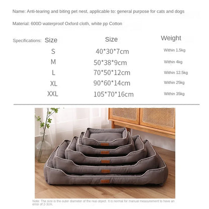 Luxury Waterproof Large Dog Bed | Bite-Resistant Pet Sofa£22.9
