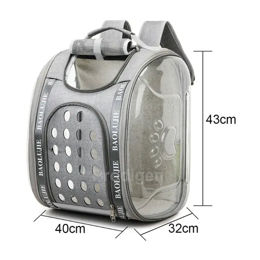 Transparent Pet Shoulder Bag for Cats & DogsShop portable pet shoulder bag with breathable acrylic cover. Ideal for cats & dogs up to 10kg. Secure zipper closure & durable Oxford strap.£51.90Paws Palace Stores