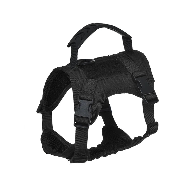Nylon Cat Harness Vest with Handle Military Tactical Cat Harness Suitable for Small Cats and Dogs for Pet Training and Walking£11.9