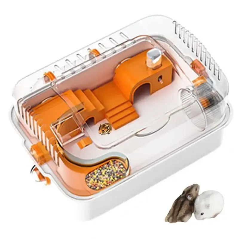 Deluxe Hamster Cage | Transparent & Accessory-RichShop the Deluxe Hamster Cage, featuring sturdy ABS, a transparent design for easy viewing, and essential accessories. Ideal for small pets.£108.90Paws Palace Stores