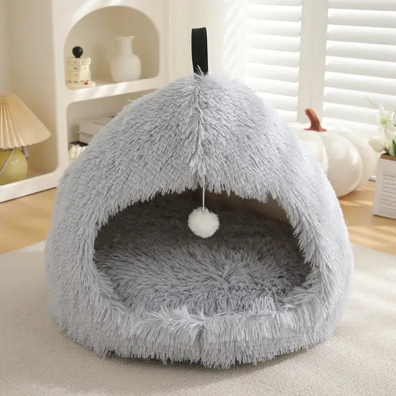 Cozy Plush Cat House & Dog Kennel