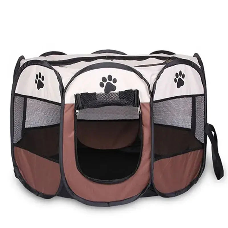 Portable Foldable Pet Tent Kennel Octagonal Fence Puppy Shelter Easy To Use Outdoor Easy Operation Large Dog Cages Cat FencesSPECIFICATIONSBrand Name: otherModel Number: PHWGH04-Pet TentApplicable Dog Breed: UniversalType: DogsMaterial: Oxford clothOrigin