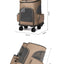 Portable Folding Trolley Pet Backpack | Universal Wheel