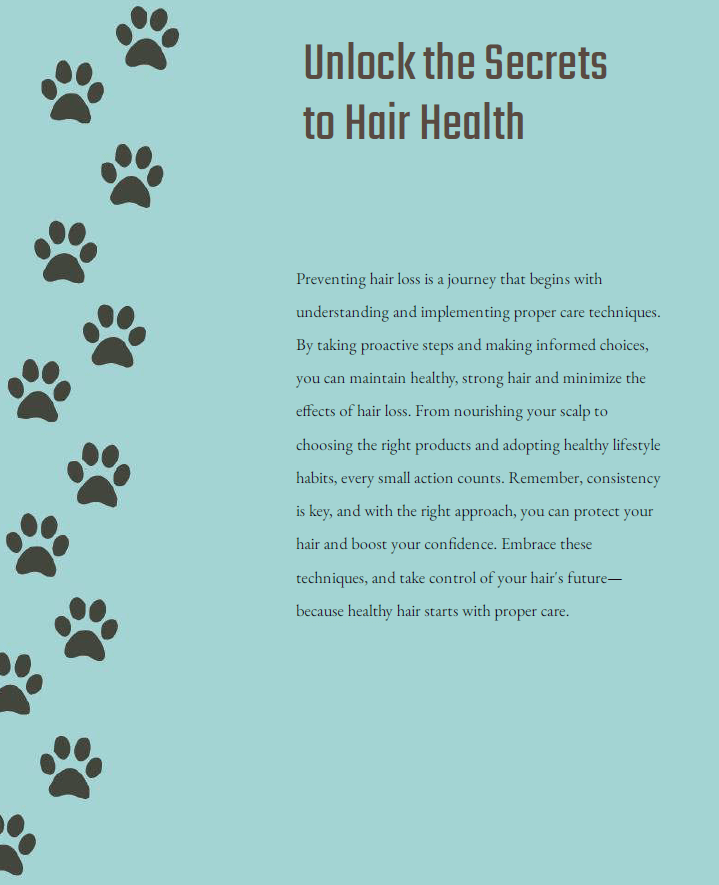 Digital guide to preventing dog hair loss with essential care techniques, nutritional insights, and breed-specific advice.