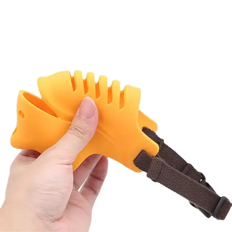 Rhino-shaped Silicone Dog Muzzle - Anti-bite, Anti-bark£7.9