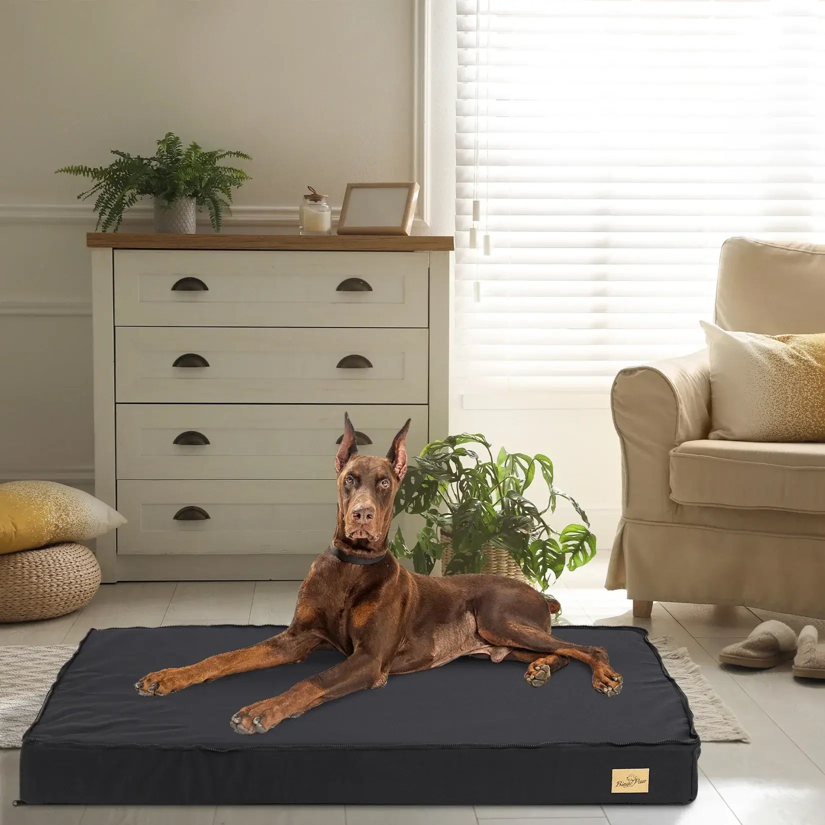 £53.9Orthopedic Dog Beds for Large Dogs: Waterproof & Non-Slip