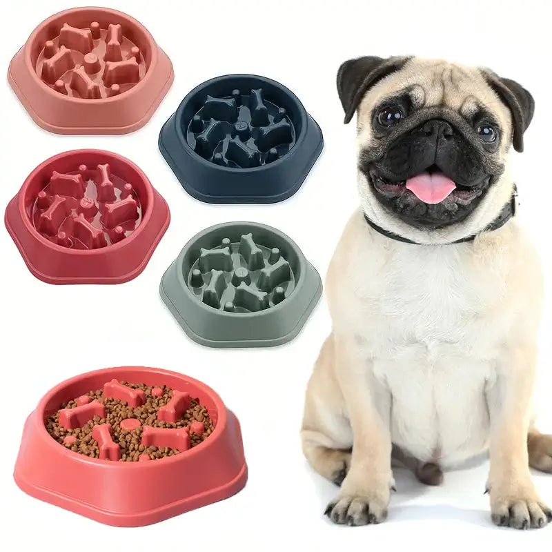 Dog Slow Feeder Bowl: Healthy Diet Pet Feeding£7.9