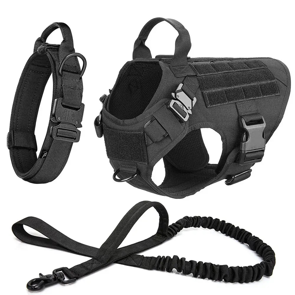 Premium Large Dog Harness & Leash Set for German ShepherdsEnhance walks with our Dog Harness & Leash Set - ideal for German Shepherds. Perfect fit, durable design for daily walks and training.£32.9