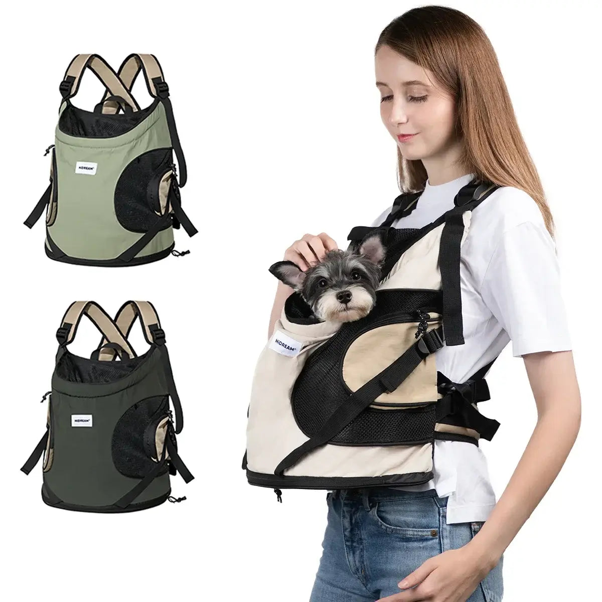 Pet Carrier Sling Bag for Cats & Dogs | Paws Palace StoreExperience hands-free convenience & safety with our Pet Carrier Sling Bag, perfect for walking, hiking, or shopping. Keep your pet close & secure. Free delivery£54.90#Breathable #SmallAnimalCarrier,